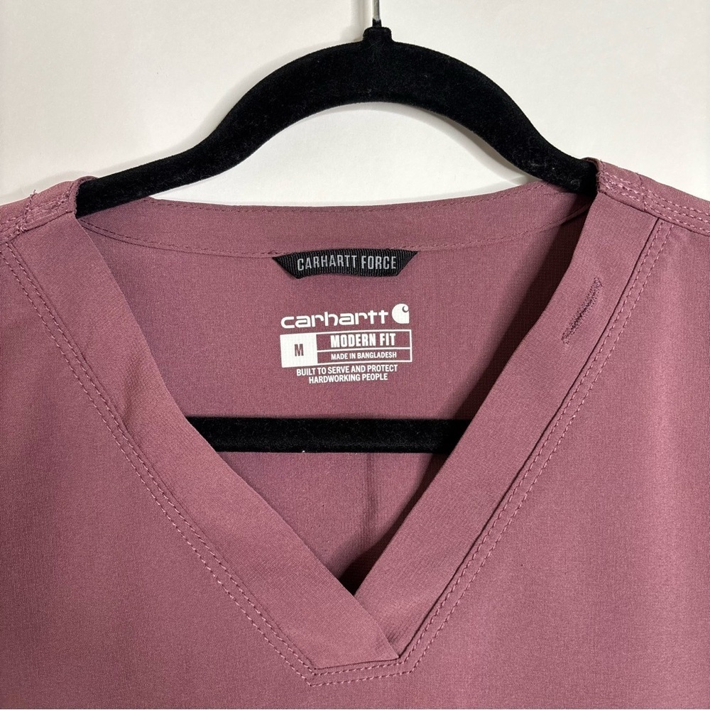Carhartt Force Cross-Flex Modern Fit V Neck Women's Scrub Top Medium - Picture 5 of 9